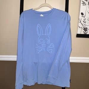 Psycho Bunny Blue Long Sleeve T-shirt Size 5 or Medium